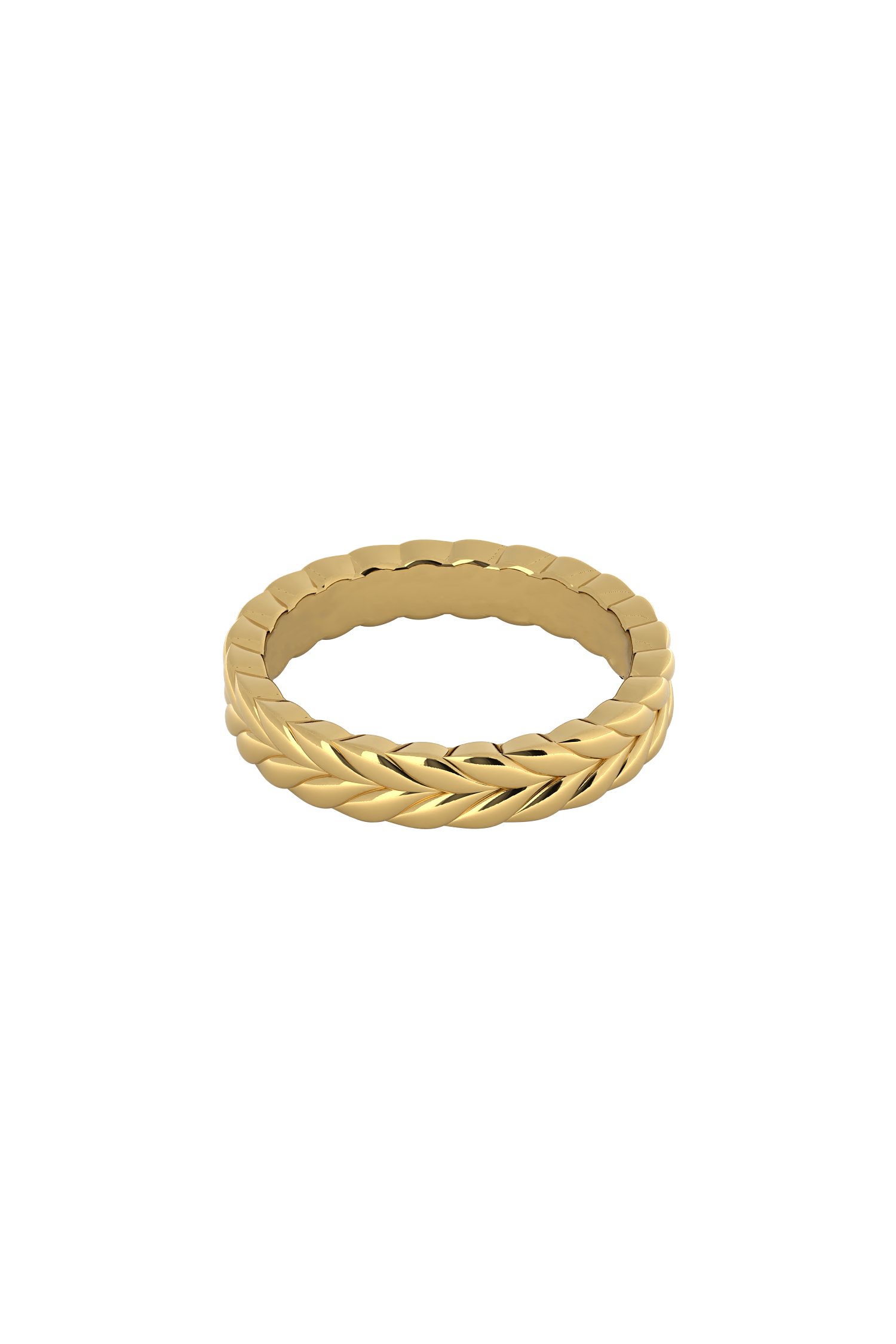 Hug Me Braided Band in 14k Gold